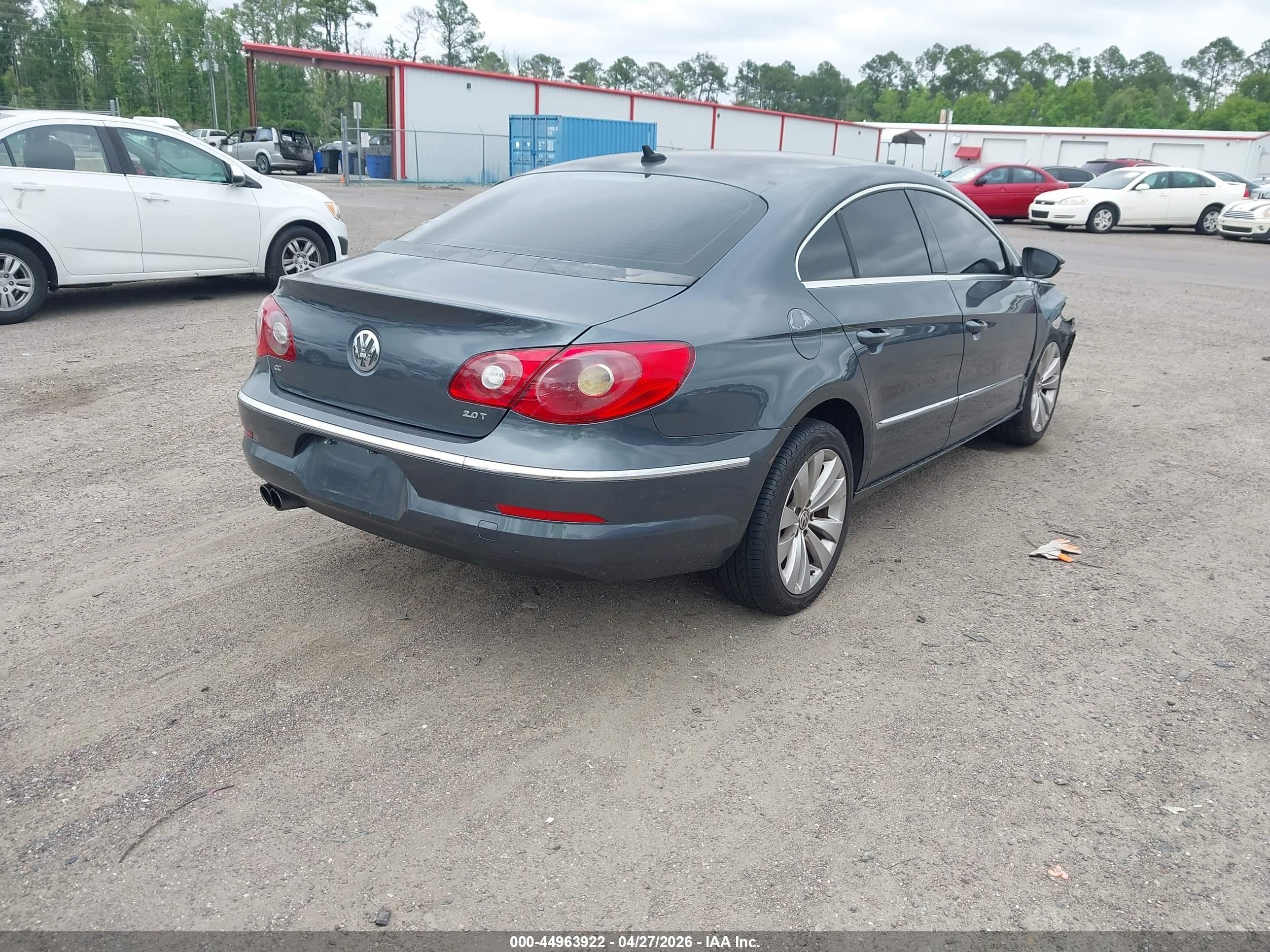 2012 Volkswagen Cc Sport Gray vin: WVWNP7AN6CE533935