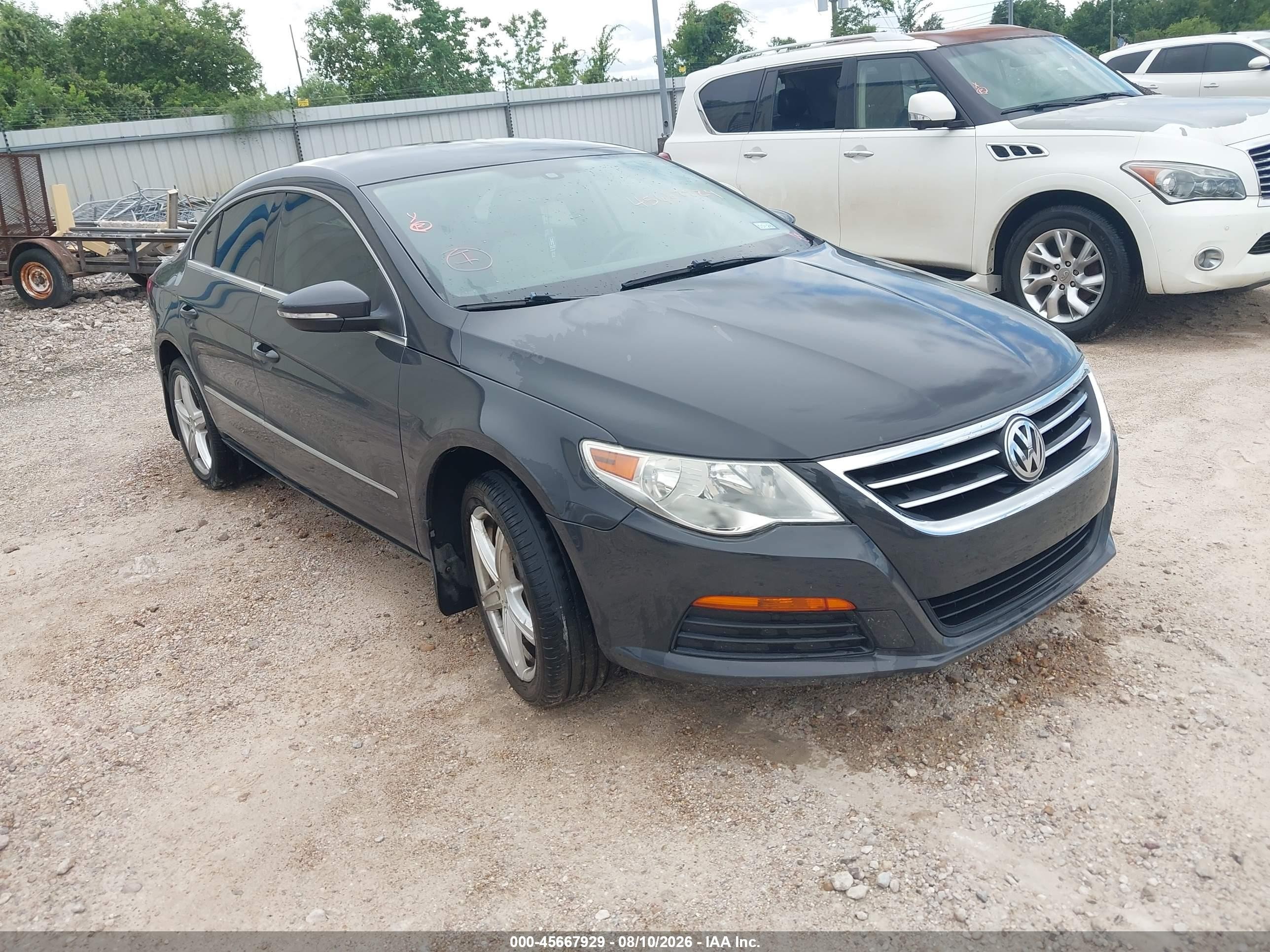 2012 Volkswagen Cc Sport Gray vin: WVWNP7ANXCE528480