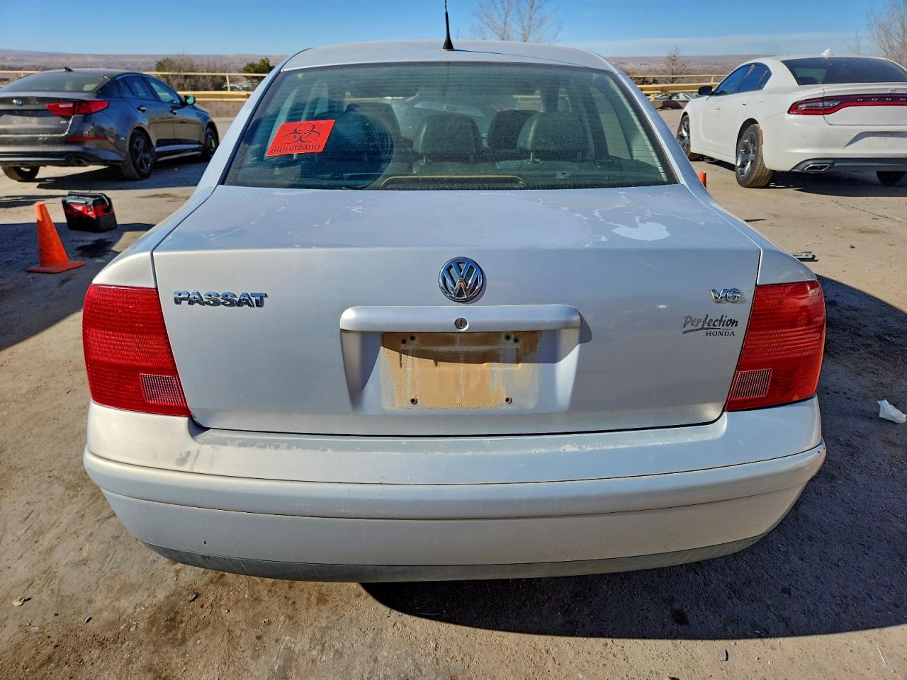 2002 Volkswagen Passat Glx Silver vin: WVWPD23B3YE206116