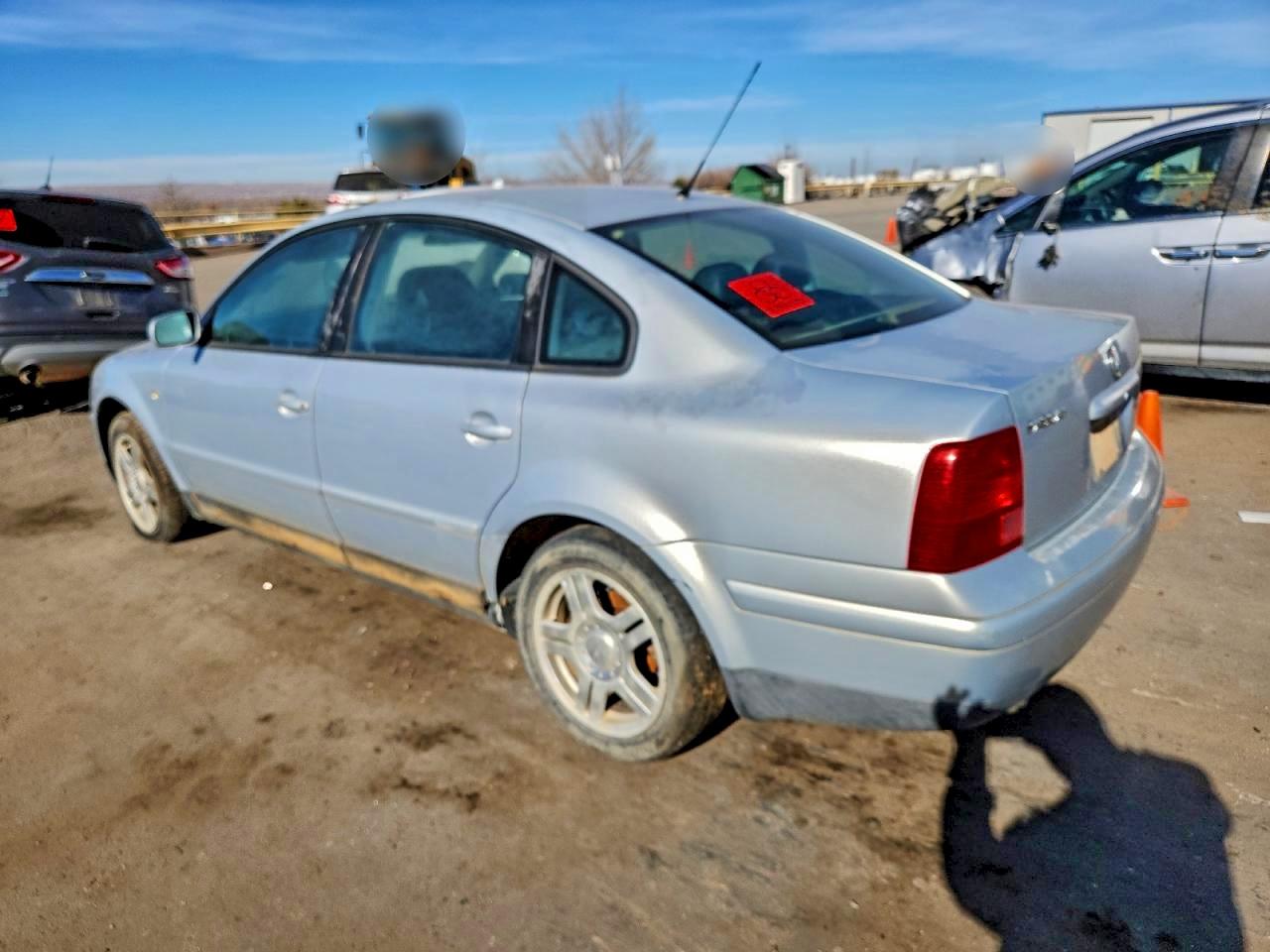 2002 Volkswagen Passat Glx Silver vin: WVWPD23B3YE206116