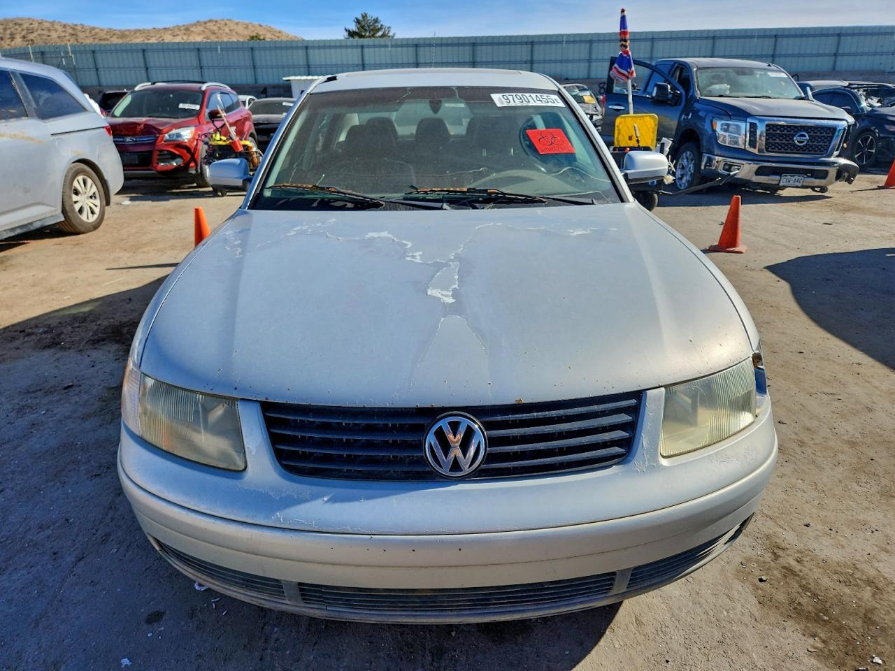 2002 Volkswagen Passat Glx Silver vin: WVWPD23B3YE206116