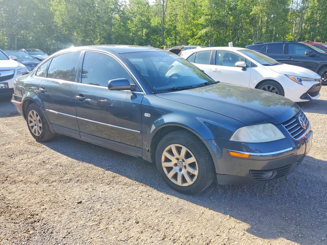 2003 Volkswagen Passat Gls Серый vin: WVWPD23B53P274866