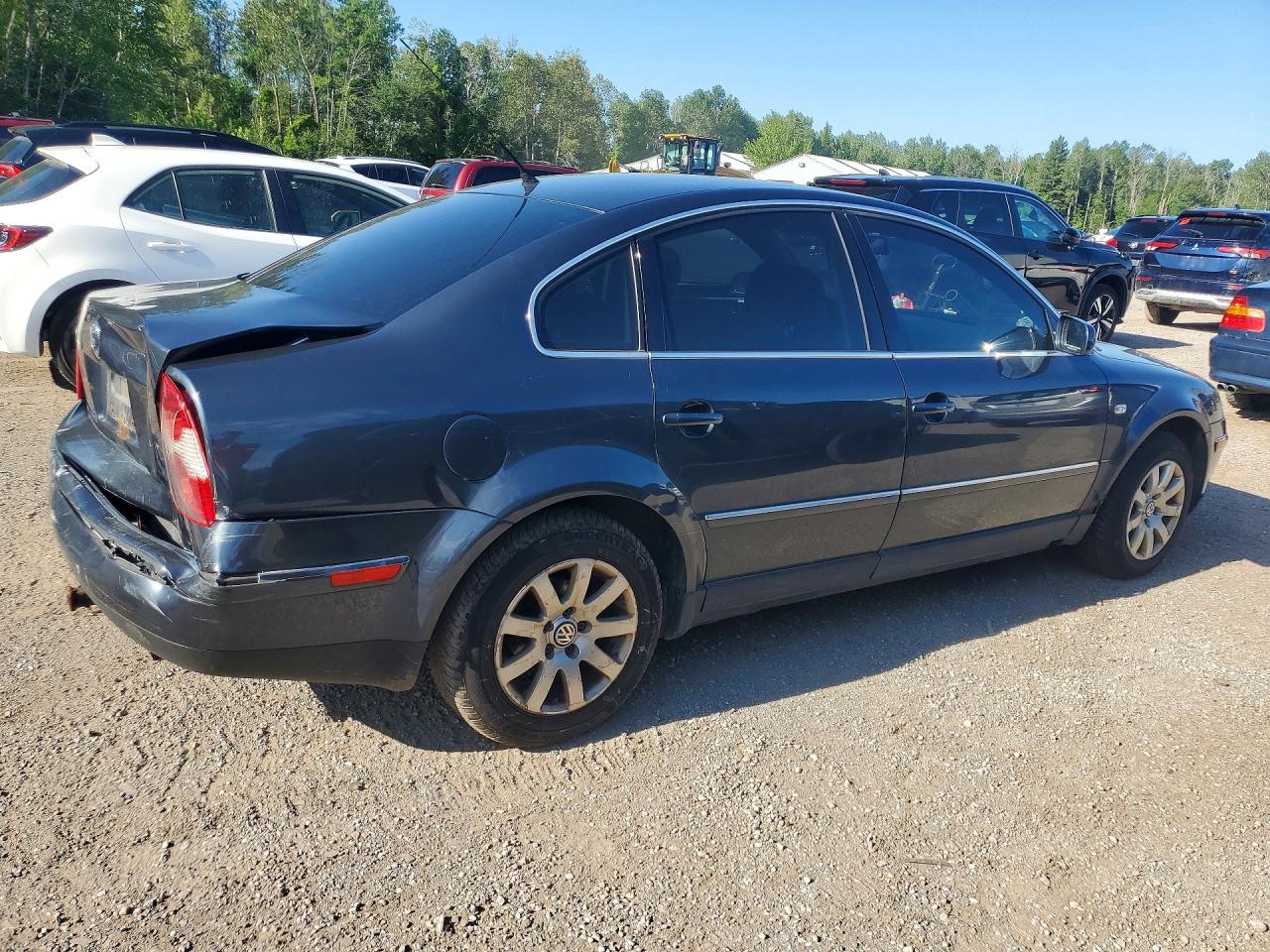 2003 Volkswagen Passat Gls Серый vin: WVWPD23B53P274866