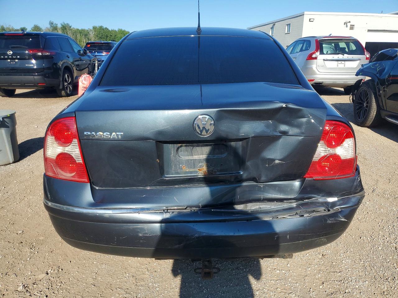 2003 Volkswagen Passat Gls Серый vin: WVWPD23B53P274866