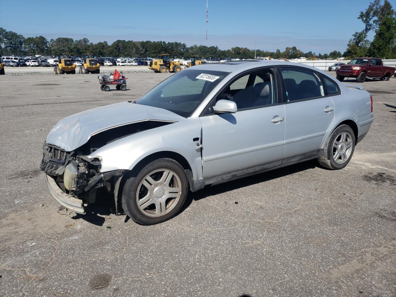2000 Volkswagen Passat Glx Silver vin: WVWPD23B6YE187013