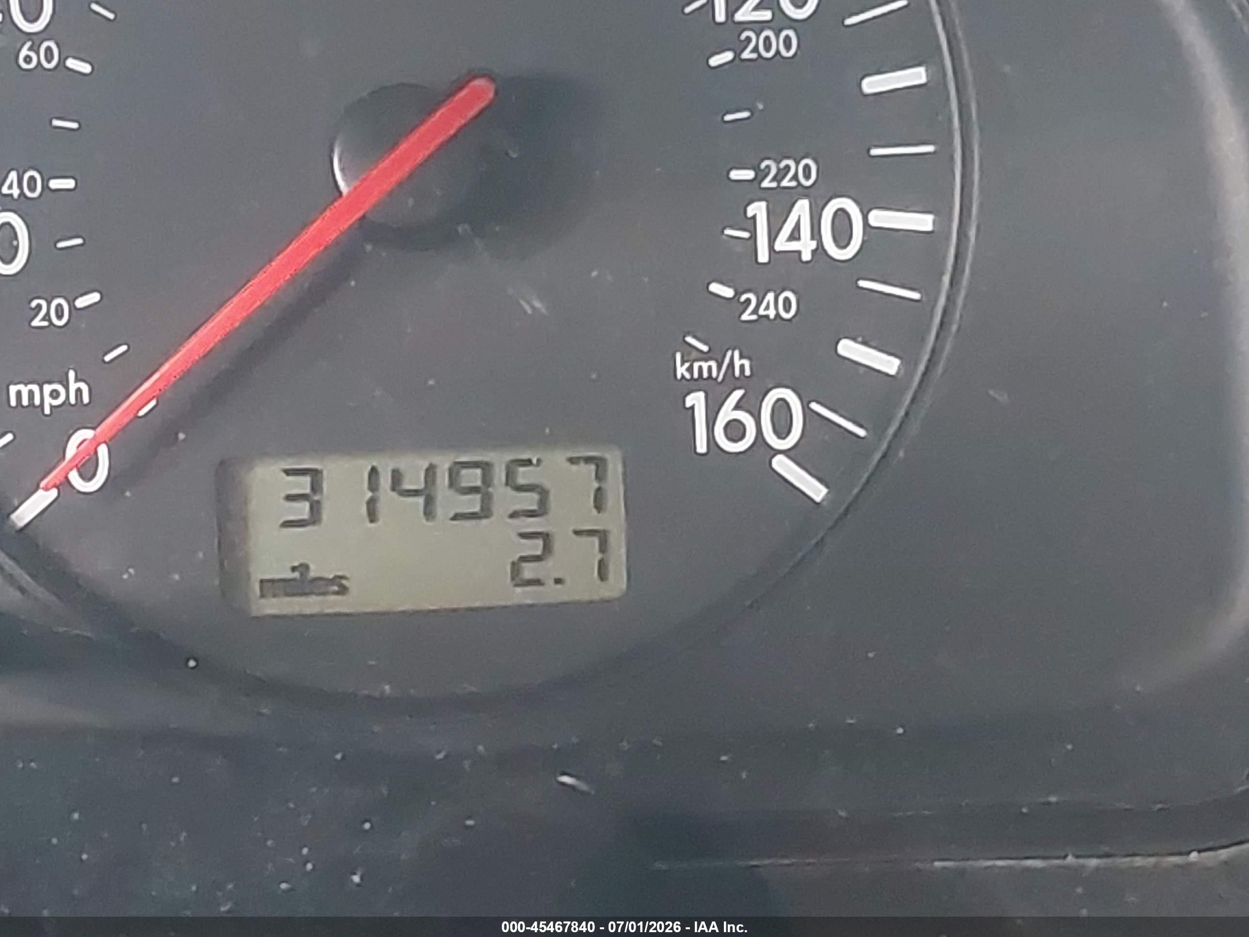 2000 Volkswagen Passat Glx Silver vin: WVWPD23B9YP292648