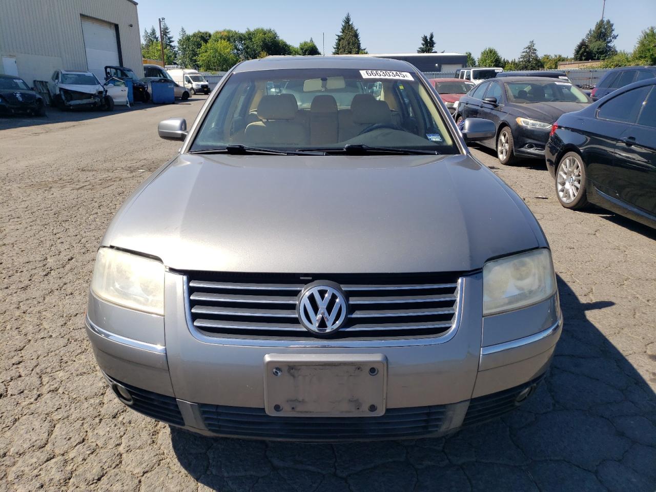 2001 Volkswagen Passat Gls Gray vin: WVWPD63B01P074014