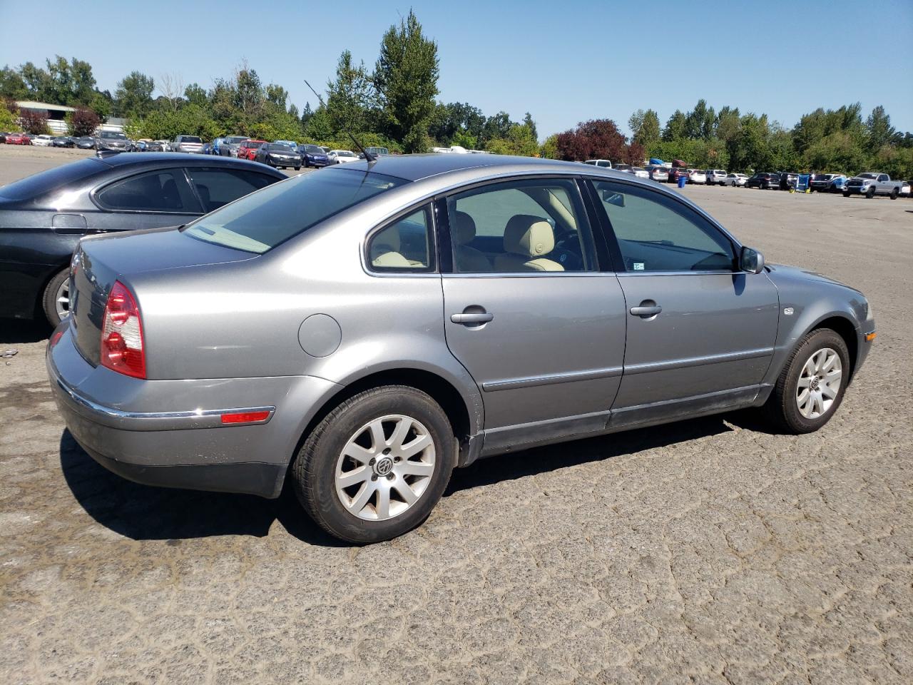 2001 Volkswagen Passat Gls Gray vin: WVWPD63B01P074014