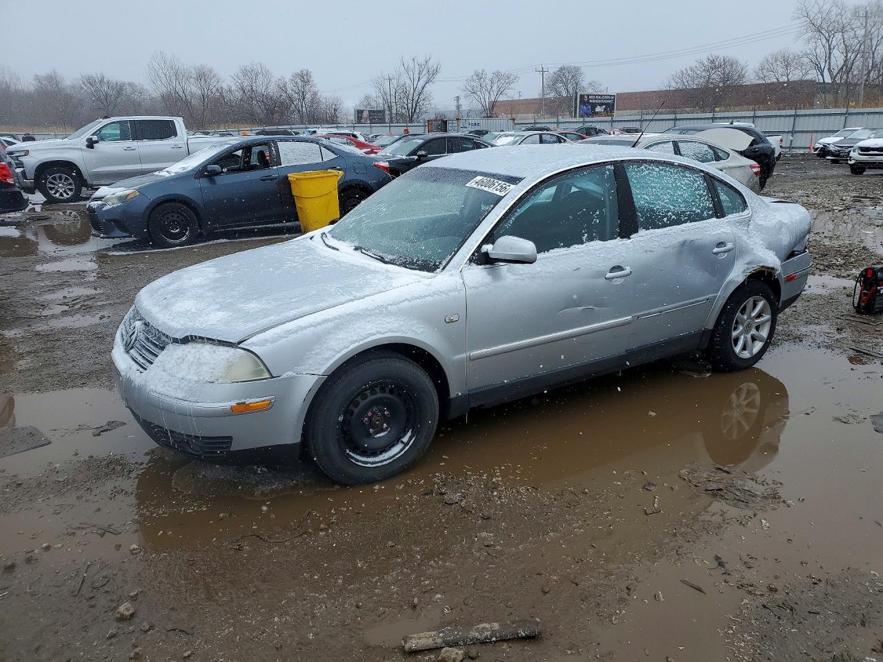 2002 Volkswagen Passat Gls Silver vin: WVWPD63B02P181971