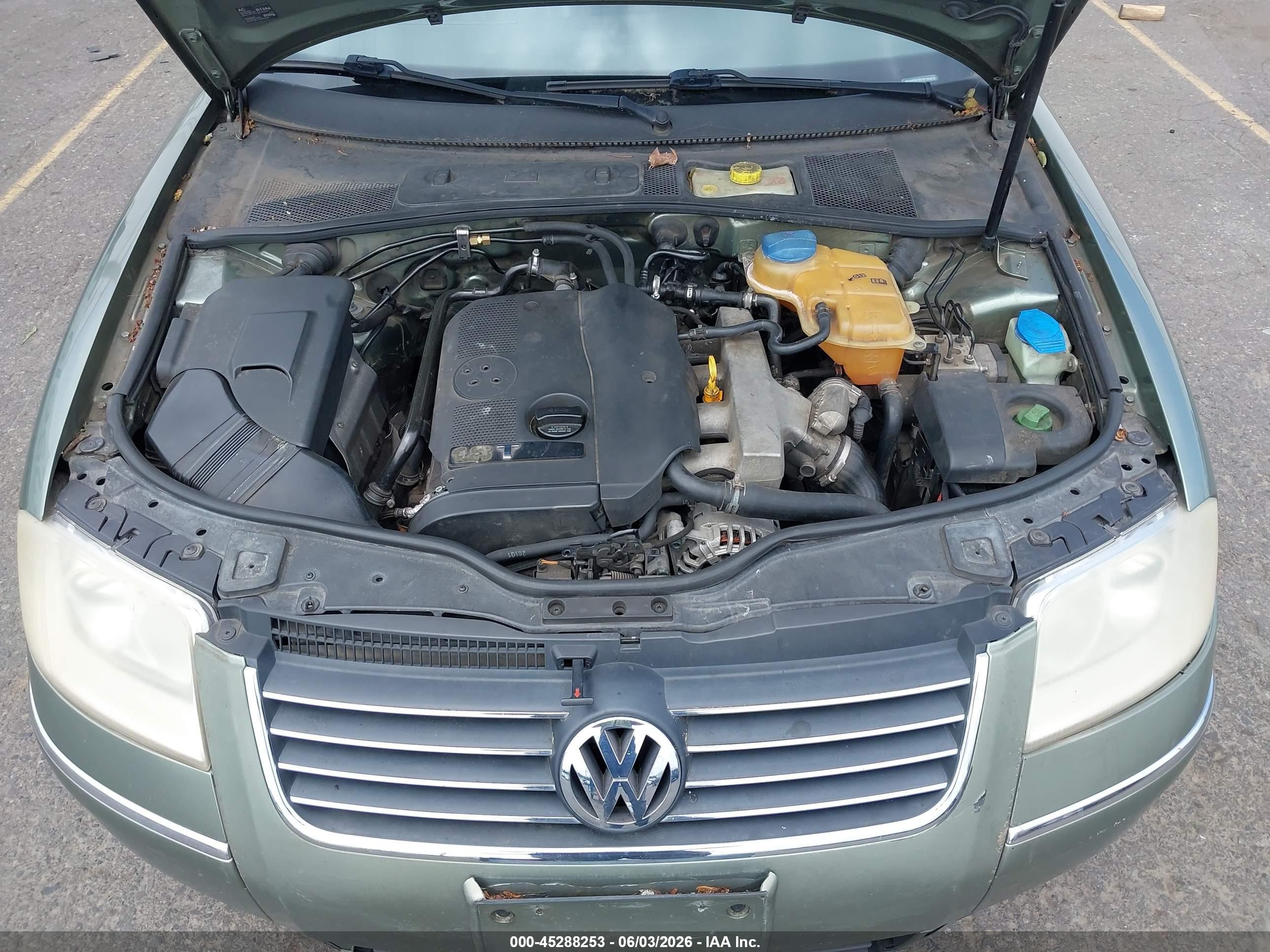 2002 Volkswagen Passat Gls Green vin: WVWPD63B02P184630