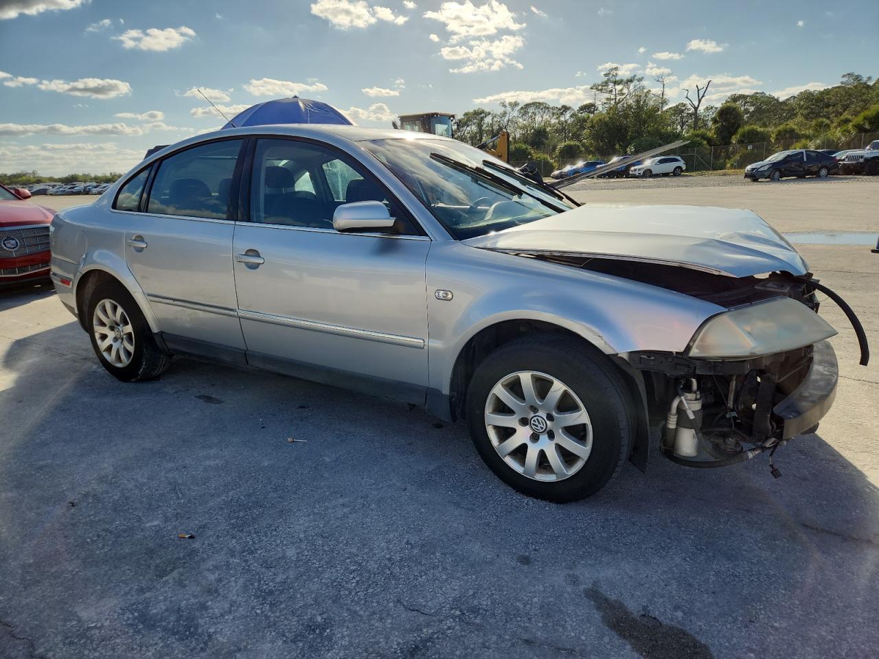 2002 Volkswagen Passat Gls Silver vin: WVWPD63B02P452852
