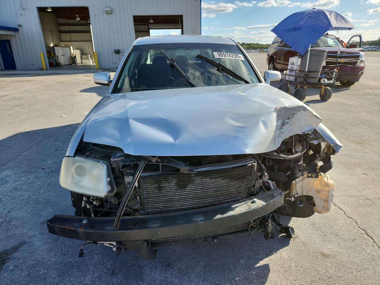 2002 Volkswagen Passat Gls Silver vin: WVWPD63B02P452852
