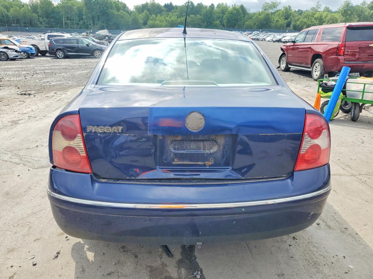 2003 Volkswagen Passat Gls Синий vin: WVWPD63B03P055434