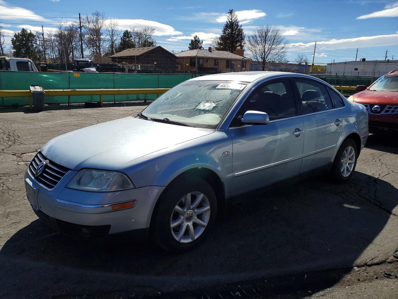 2004 Volkswagen Passat Blue vin: WVWPD63B04E114012