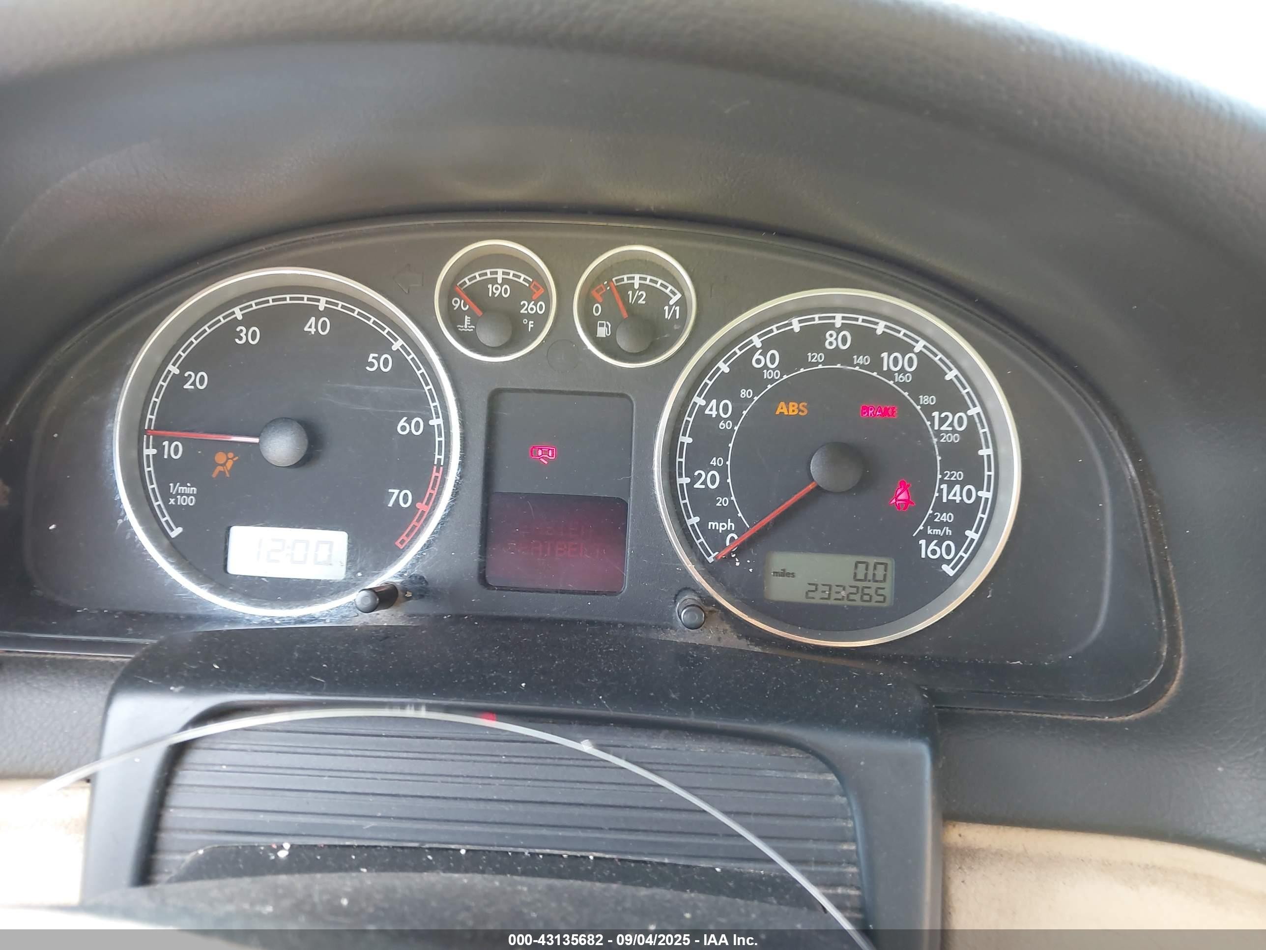 2004 Volkswagen Passat Gls Синий vin: WVWPD63B04E116309