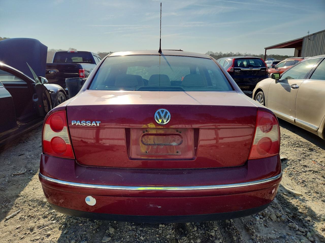 2004 Volkswagen Passat Gls Бордовый vin: WVWPD63B04E129254