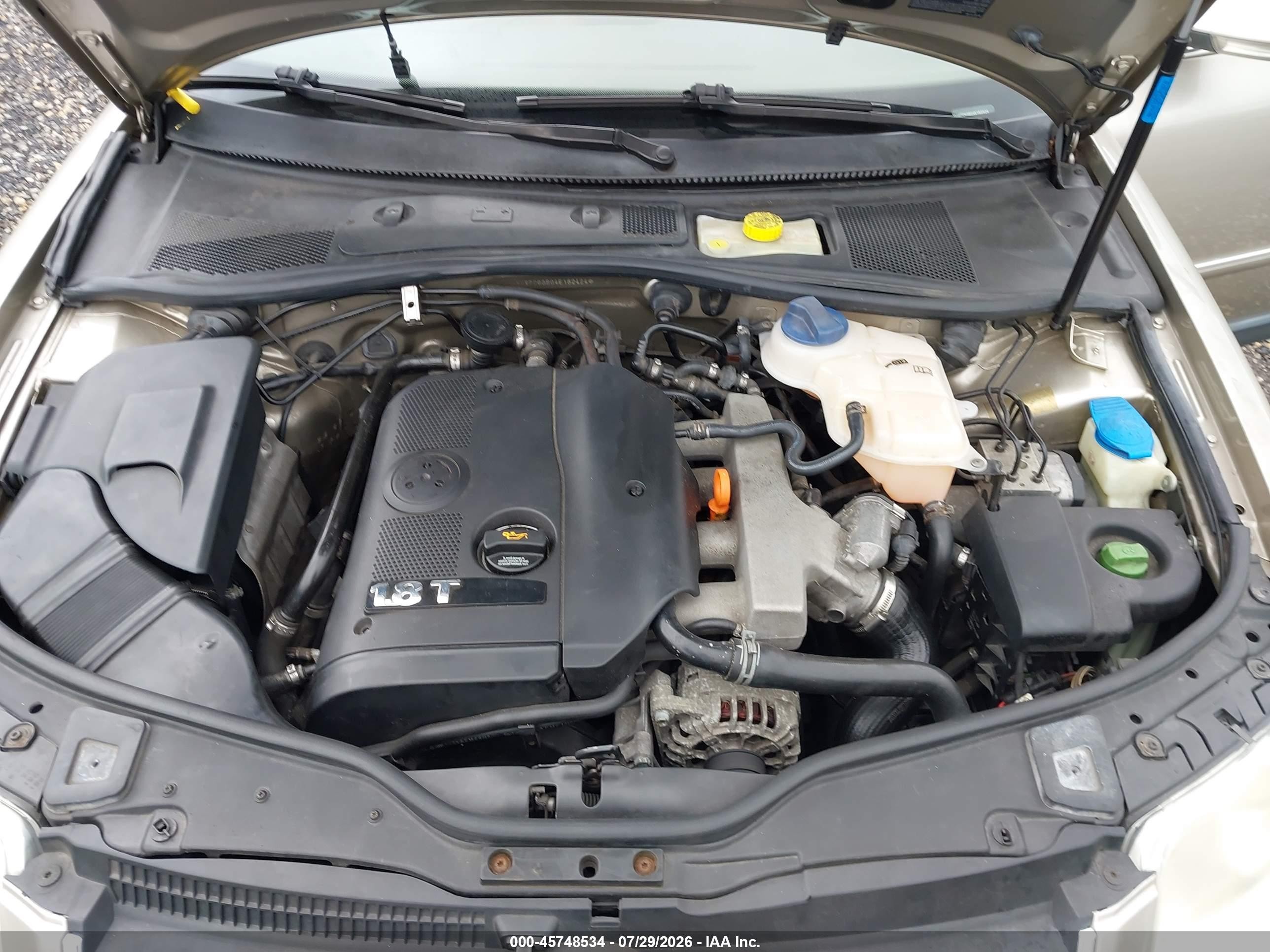 2004 Volkswagen Passat Gls Tan vin: WVWPD63B04E182424