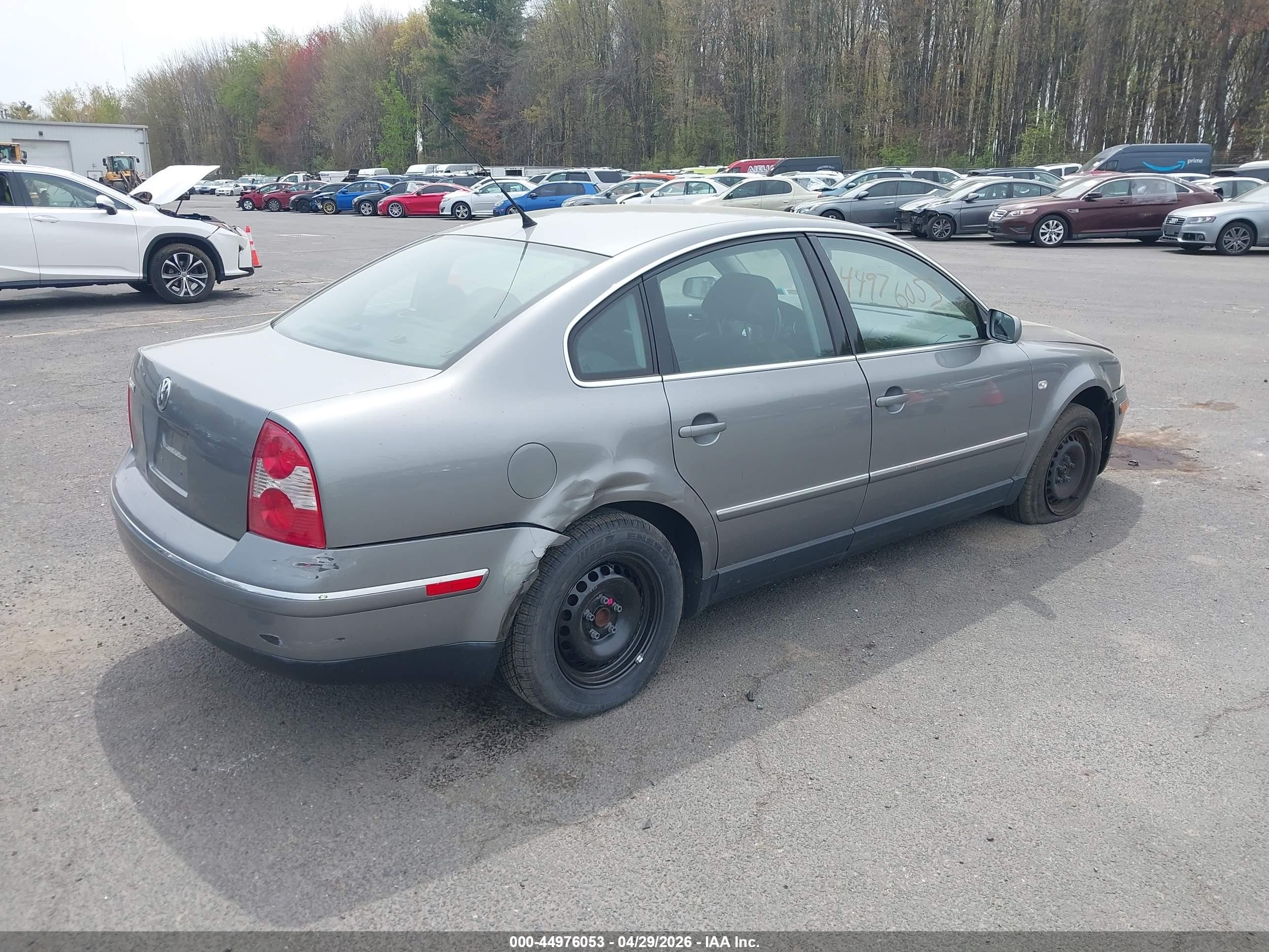 2002 Volkswagen Passat Gls Silver vin: WVWPD63B12P354011