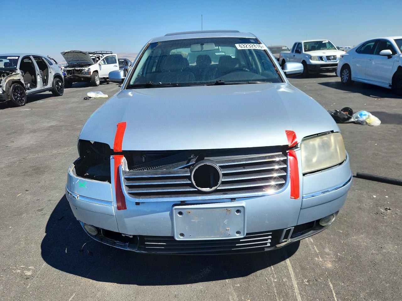 2003 Volkswagen Passat Gls Blue vin: WVWPD63B13P398026