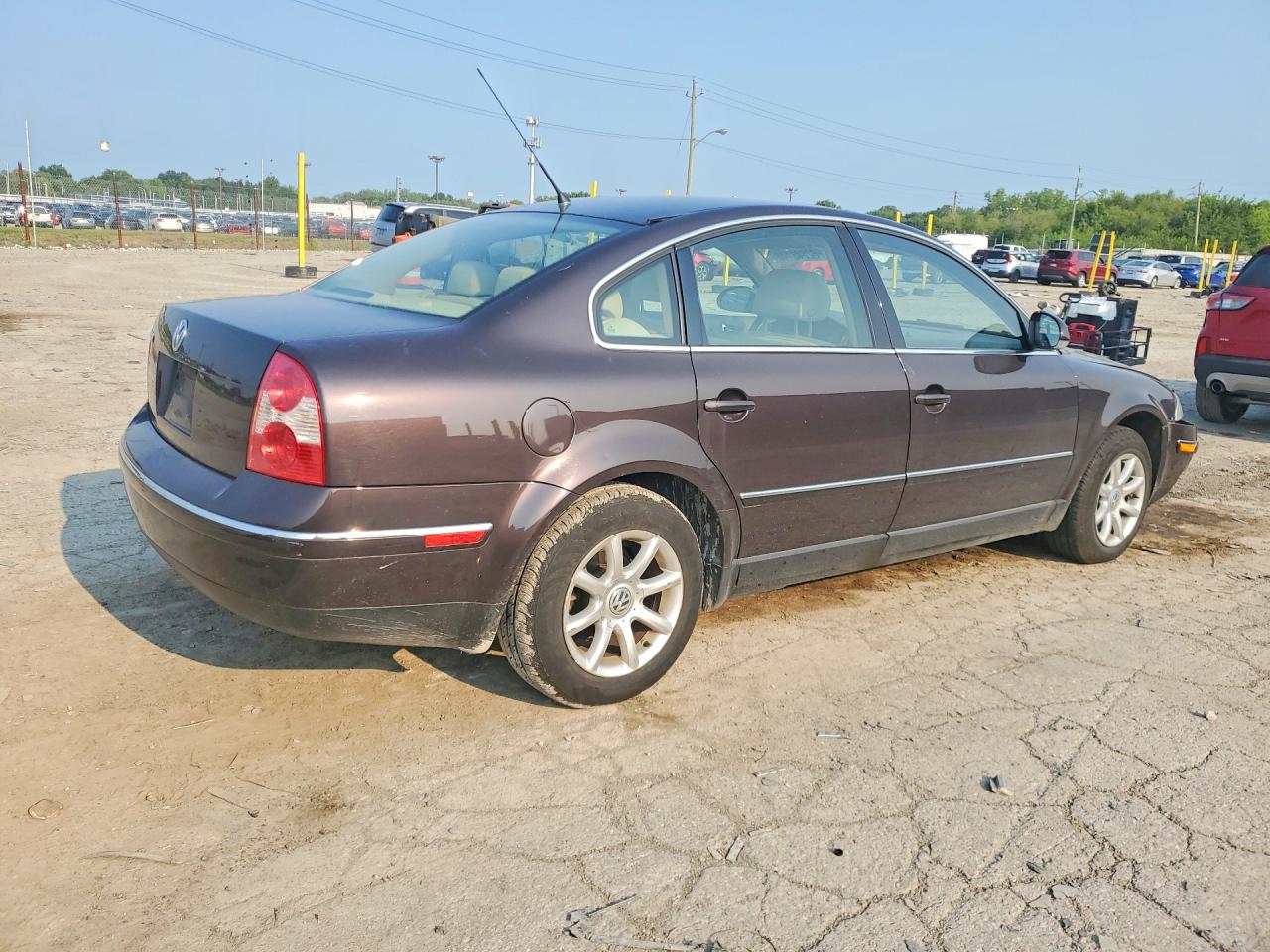 2004 Volkswagen Passat Gls Бордовый vin: WVWPD63B14E165308