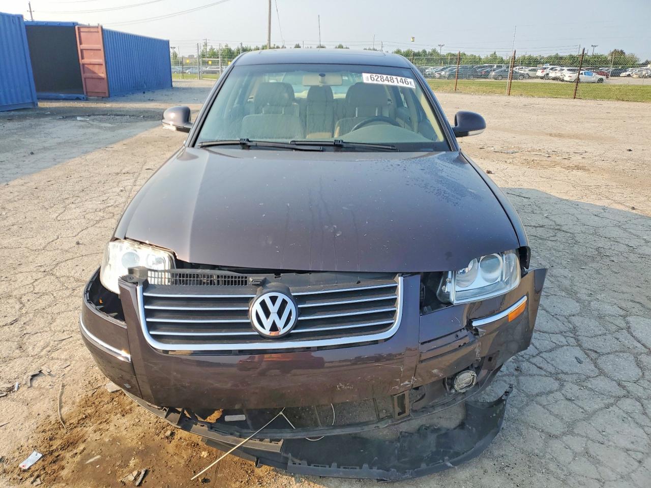 2004 Volkswagen Passat Gls Бордовый vin: WVWPD63B14E165308