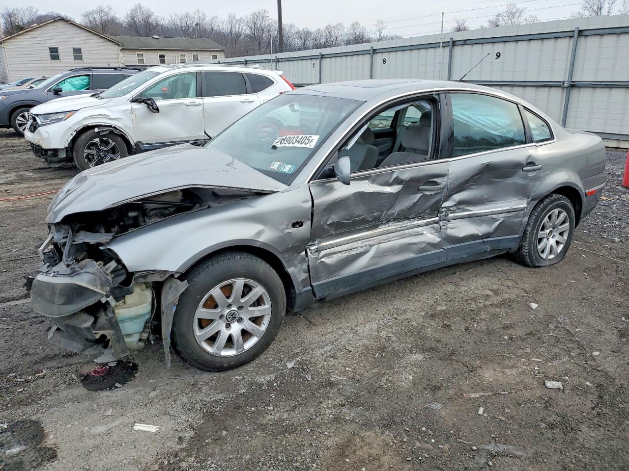 2001 Volkswagen Passat Gls Silver vin: WVWPD63B21P138344