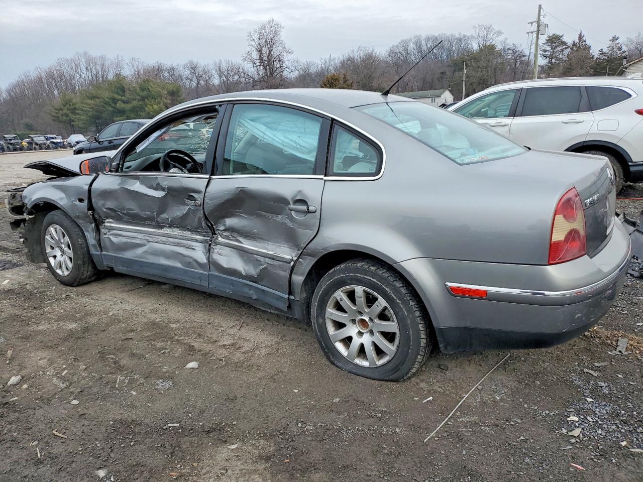 2001 Volkswagen Passat Gls Silver vin: WVWPD63B21P138344