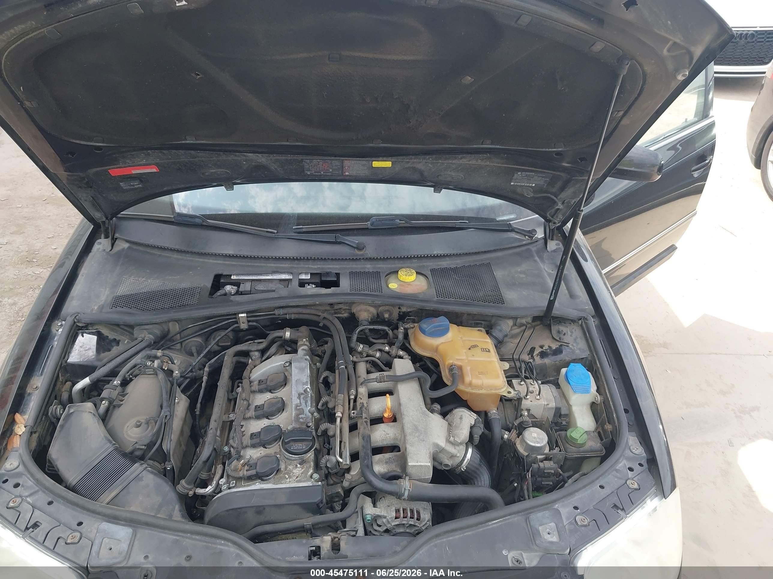 2001 Volkswagen Passat Gls Black vin: WVWPD63B21P273646