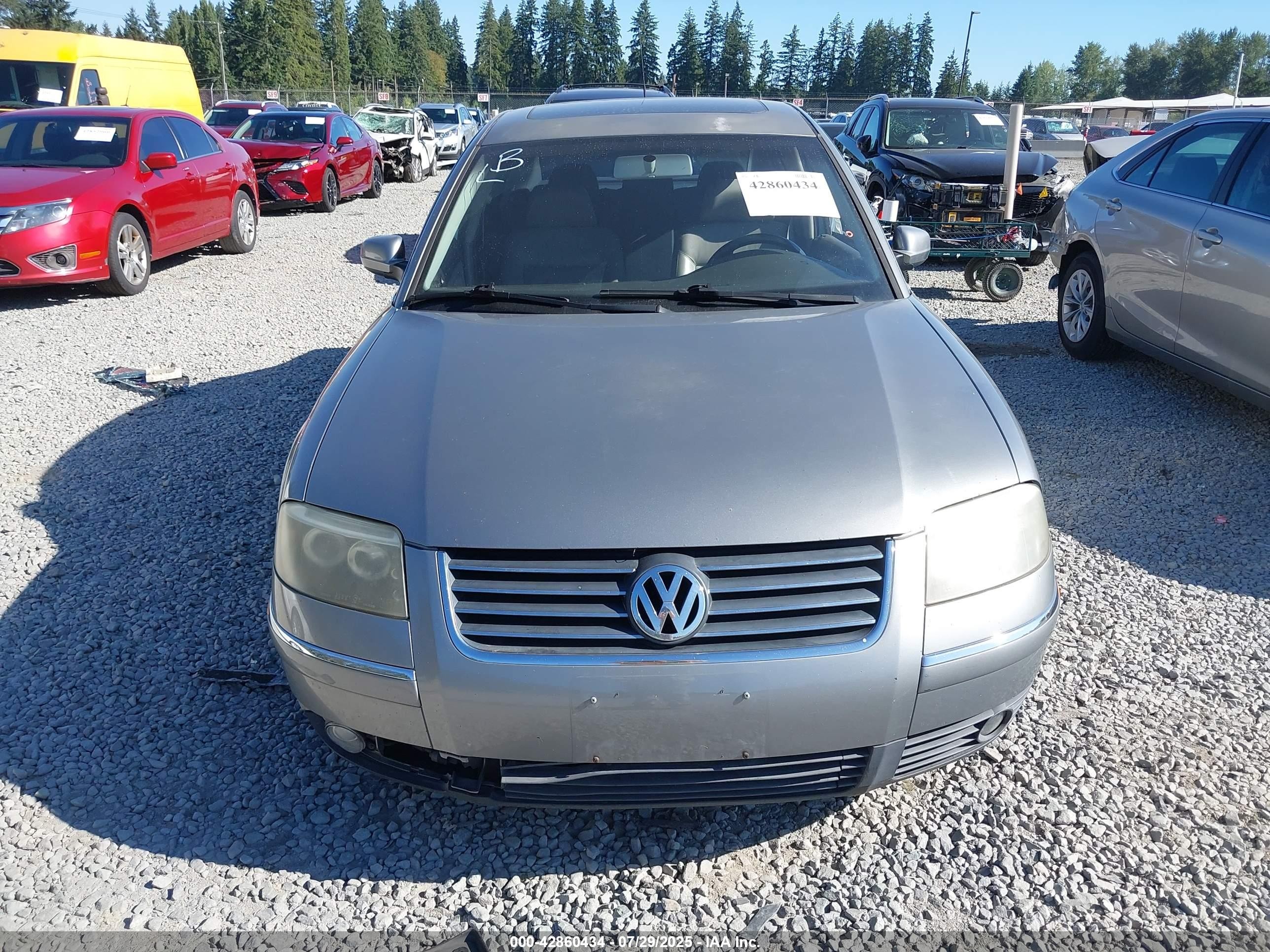 2002 Volkswagen Passat Gls Silver vin: WVWPD63B22P357449