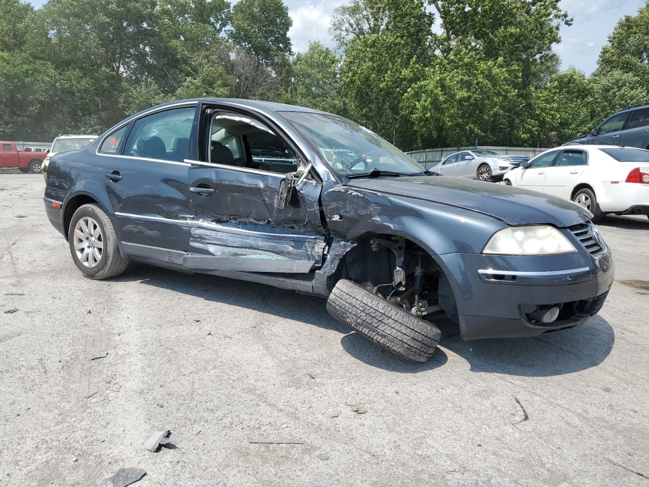 2003 Volkswagen Passat Gls Charcoal vin: WVWPD63B33P181741