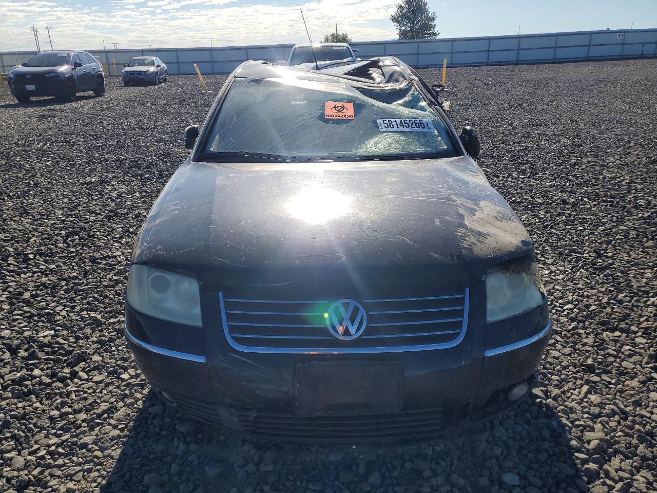 2003 Volkswagen Passat Gls Black vin: WVWPD63B33P192559
