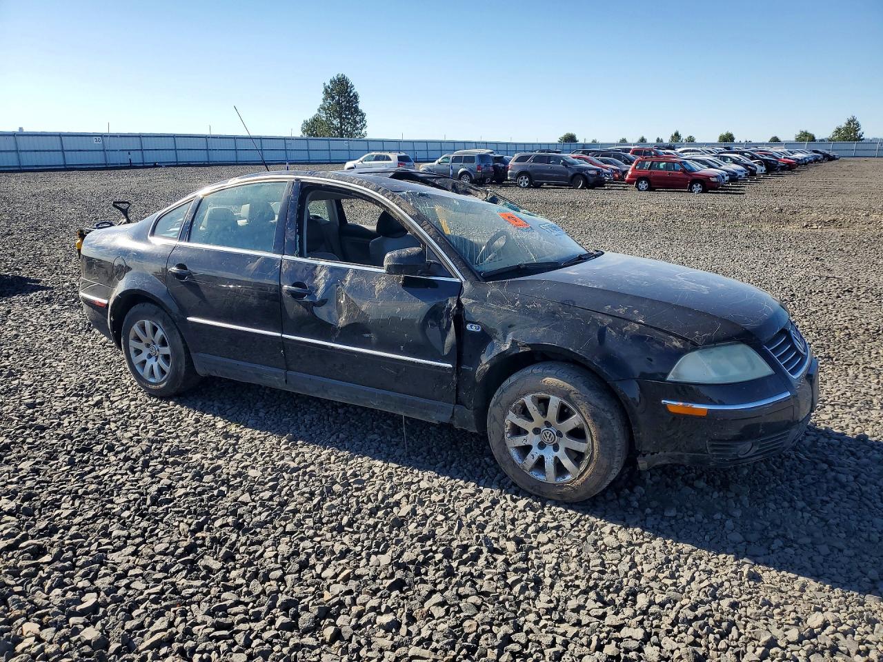 2003 Volkswagen Passat Gls Black vin: WVWPD63B33P192559