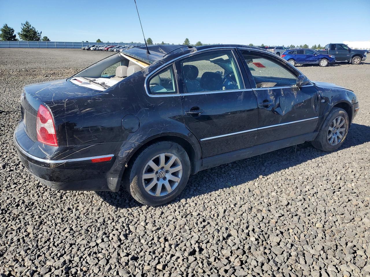 2003 Volkswagen Passat Gls Black vin: WVWPD63B33P192559