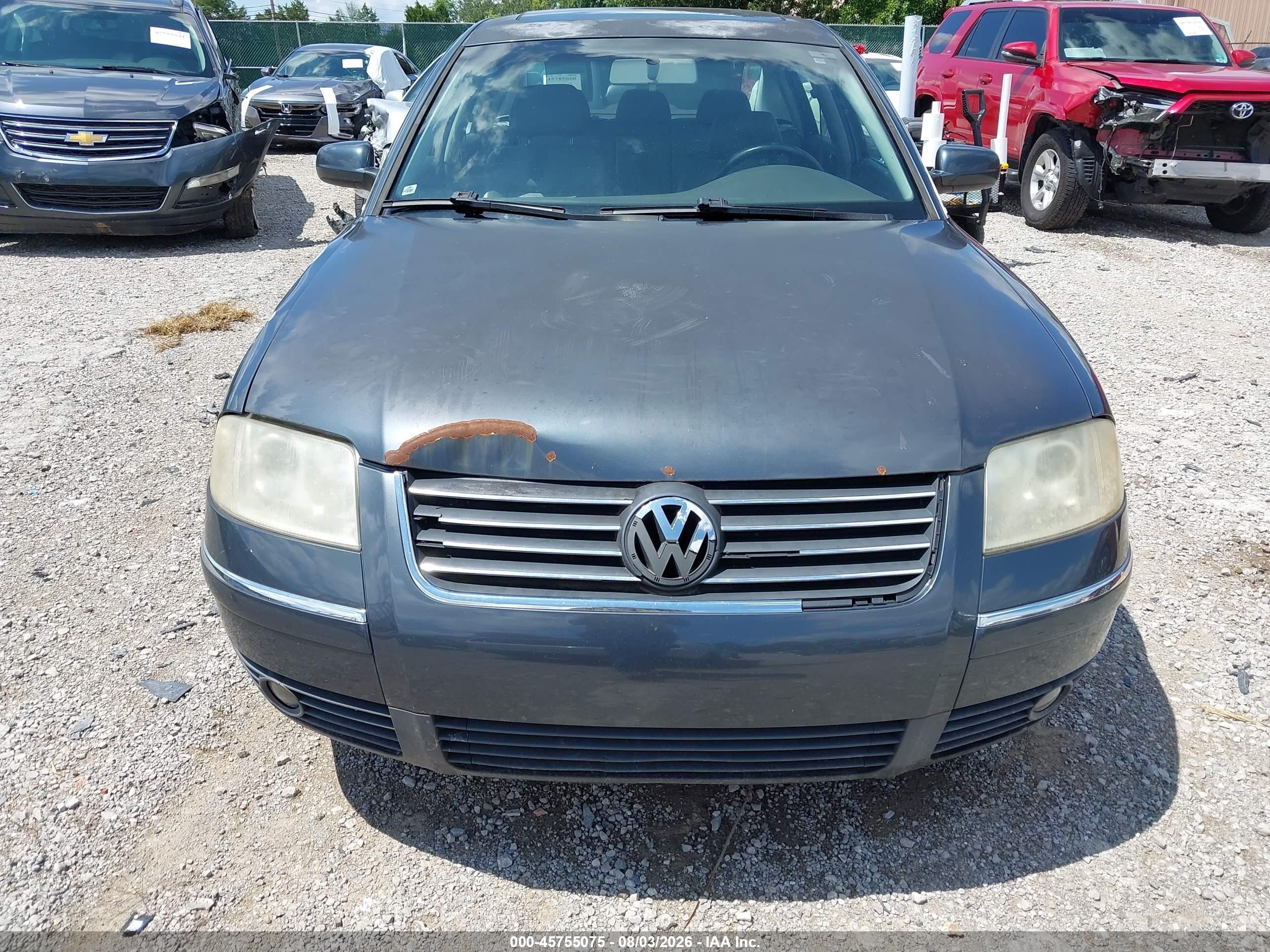 2003 Volkswagen Passat Gls Dark Blue vin: WVWPD63B33P435156