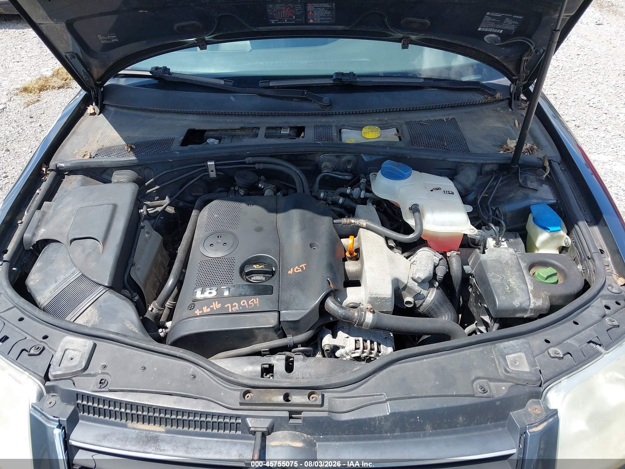 2003 Volkswagen Passat Gls Dark Blue vin: WVWPD63B33P435156