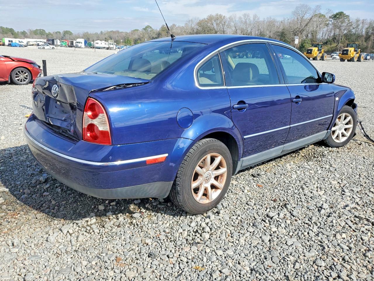 2004 Volkswagen Passat Gls Blue vin: WVWPD63B34E060561