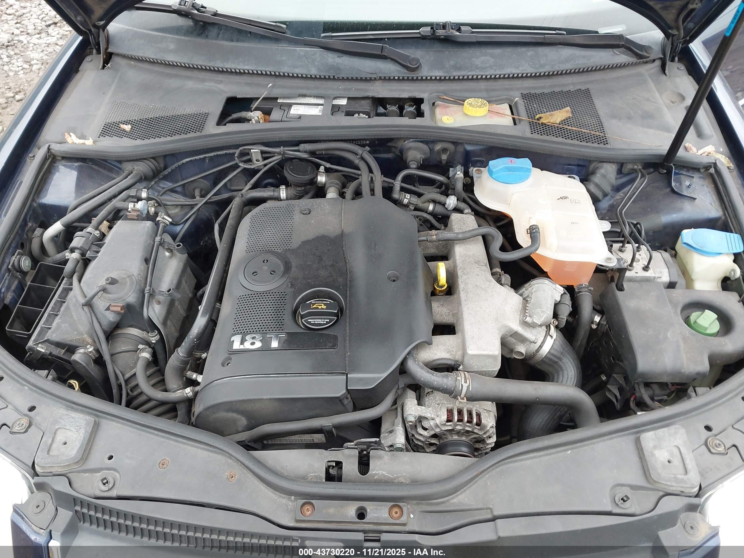 2004 Volkswagen Passat Gls Blue vin: WVWPD63B34E292559
