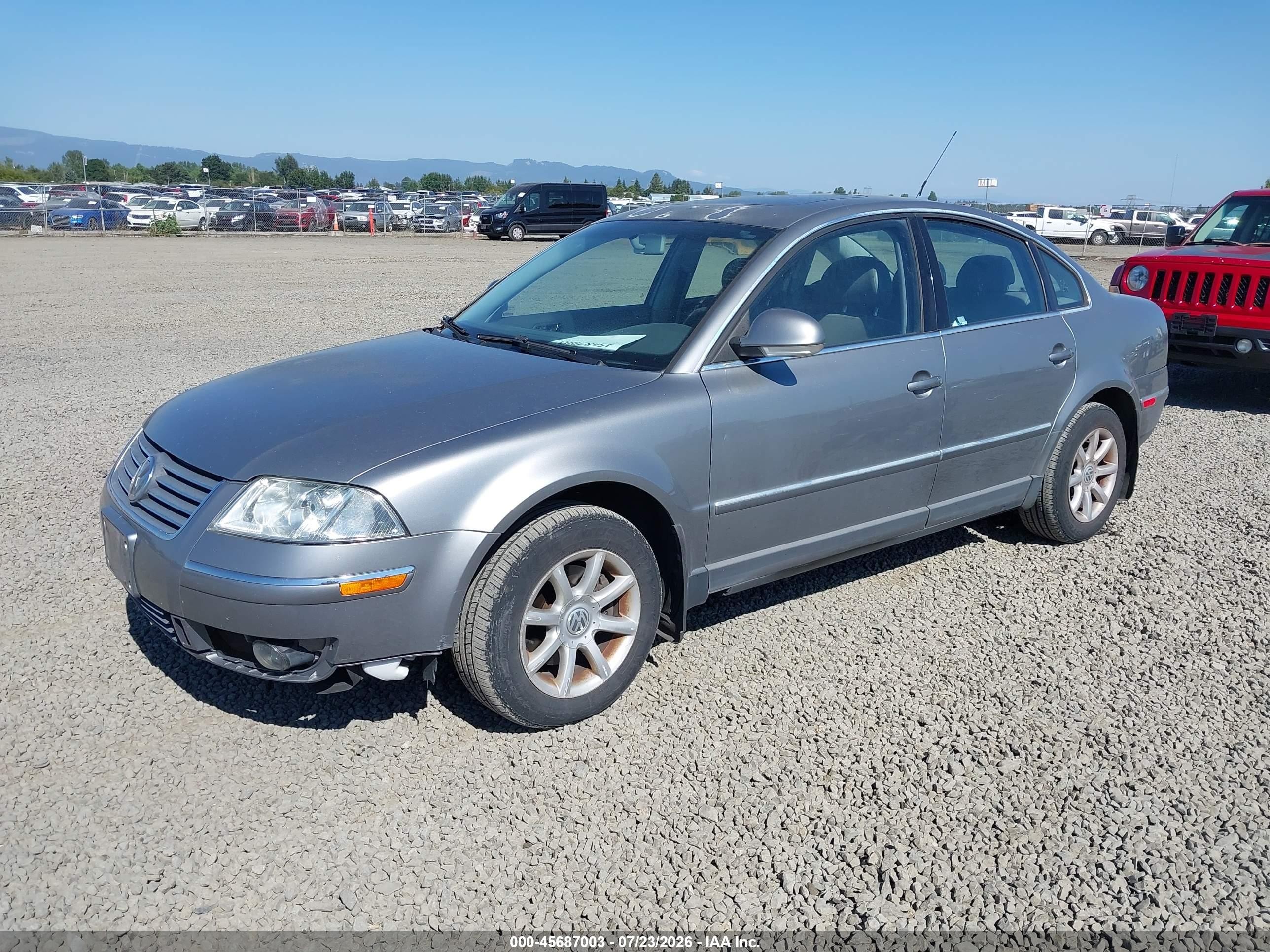 2004 Volkswagen Passat Gls Серебряный vin: WVWPD63B34P249778