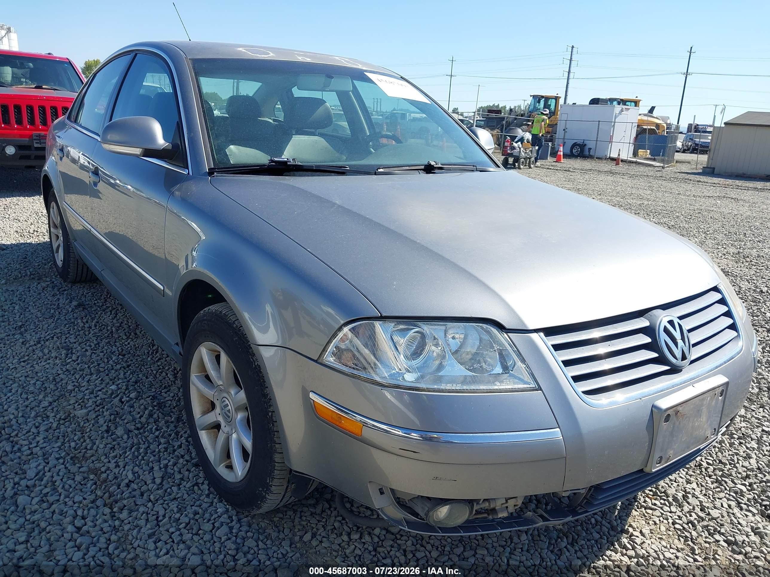 2004 Volkswagen Passat Gls Серебряный vin: WVWPD63B34P249778