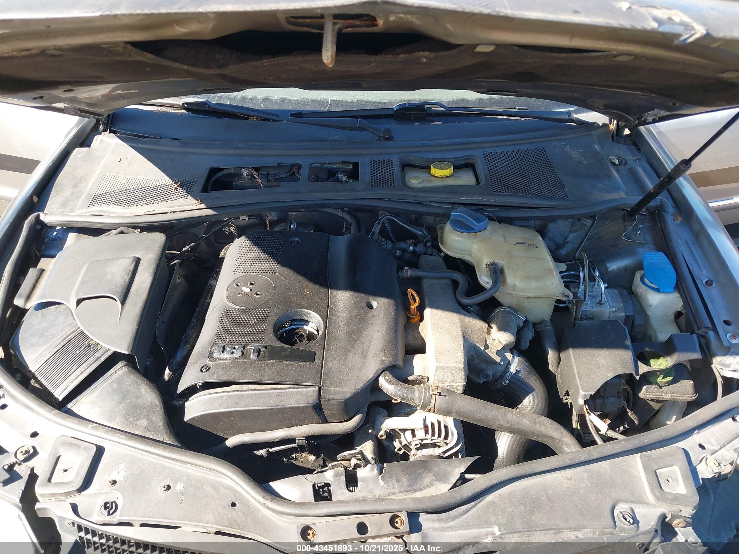 2002 Volkswagen Passat Gls Silver vin: WVWPD63B42P033886
