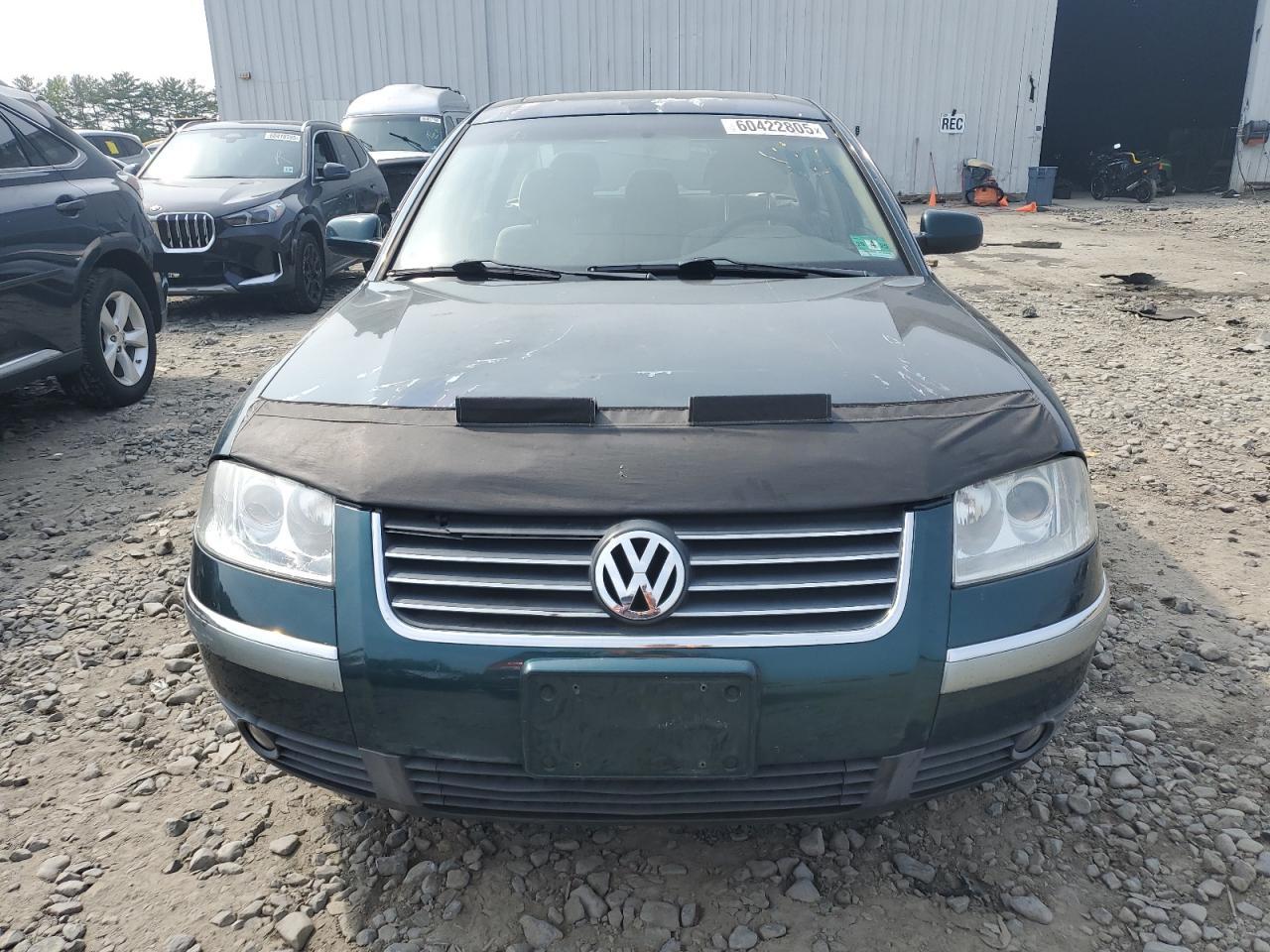 2002 Volkswagen Passat Gls Green vin: WVWPD63B42P138363