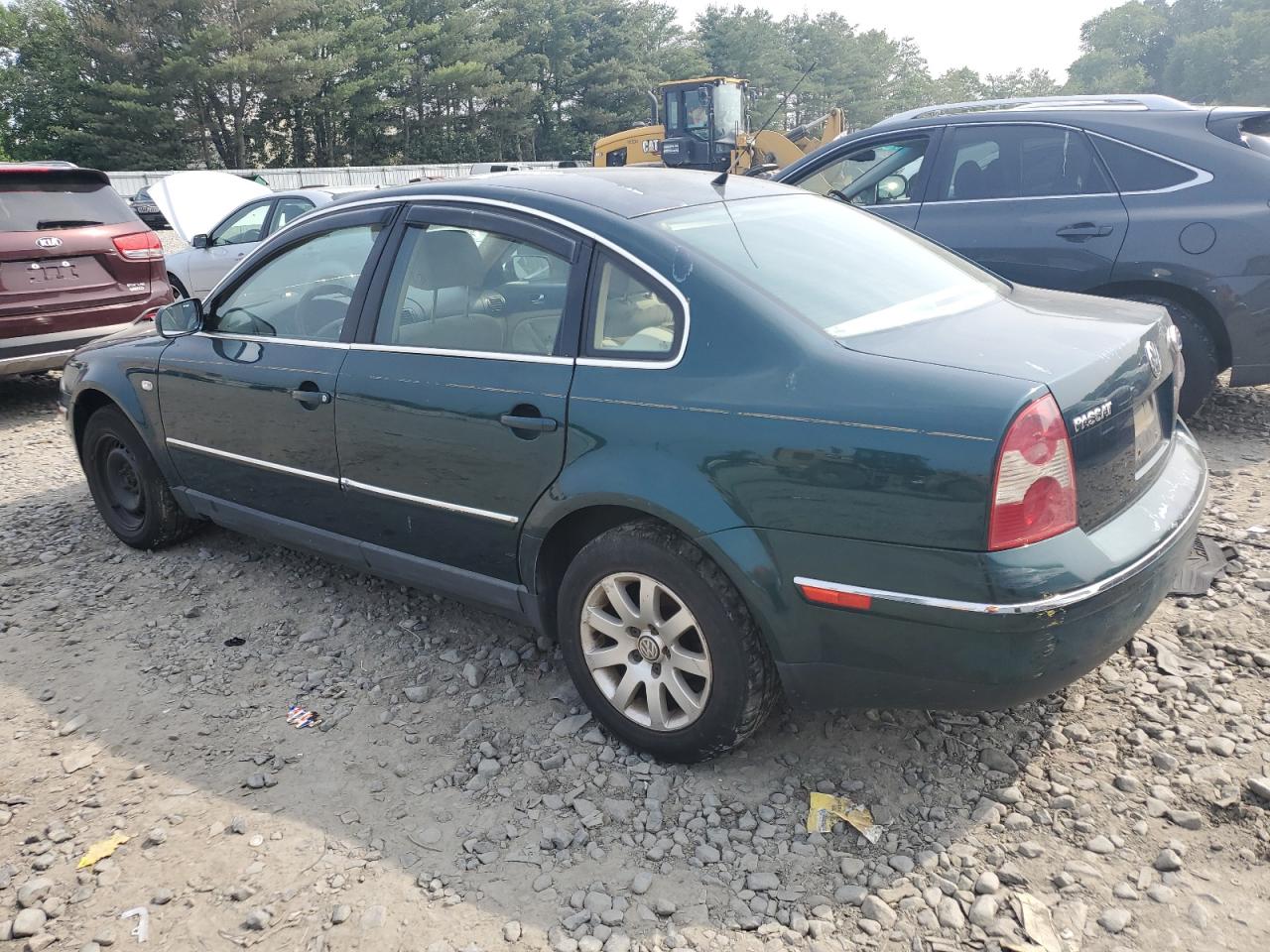 2002 Volkswagen Passat Gls Green vin: WVWPD63B42P138363