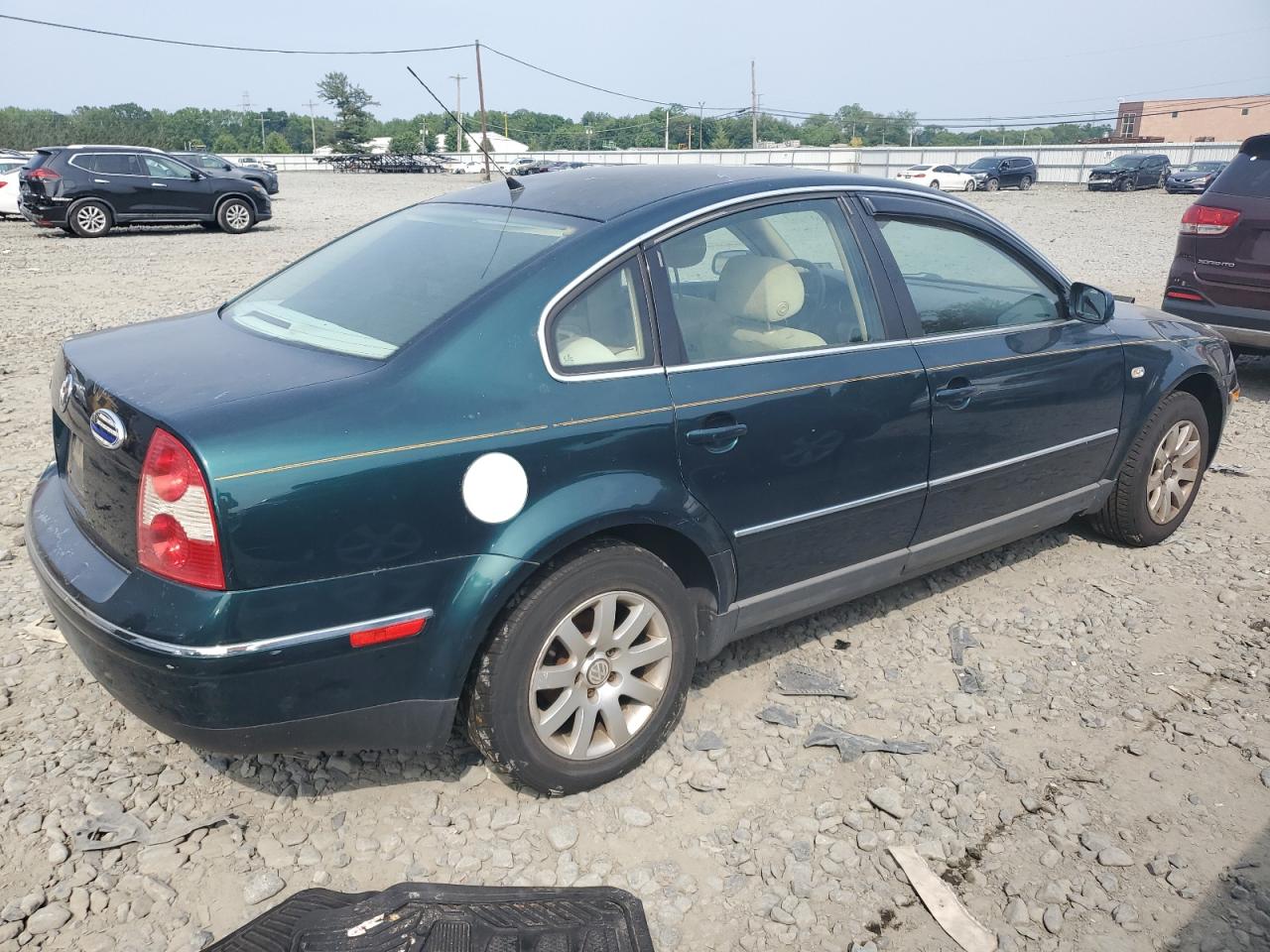 2002 Volkswagen Passat Gls Green vin: WVWPD63B42P138363
