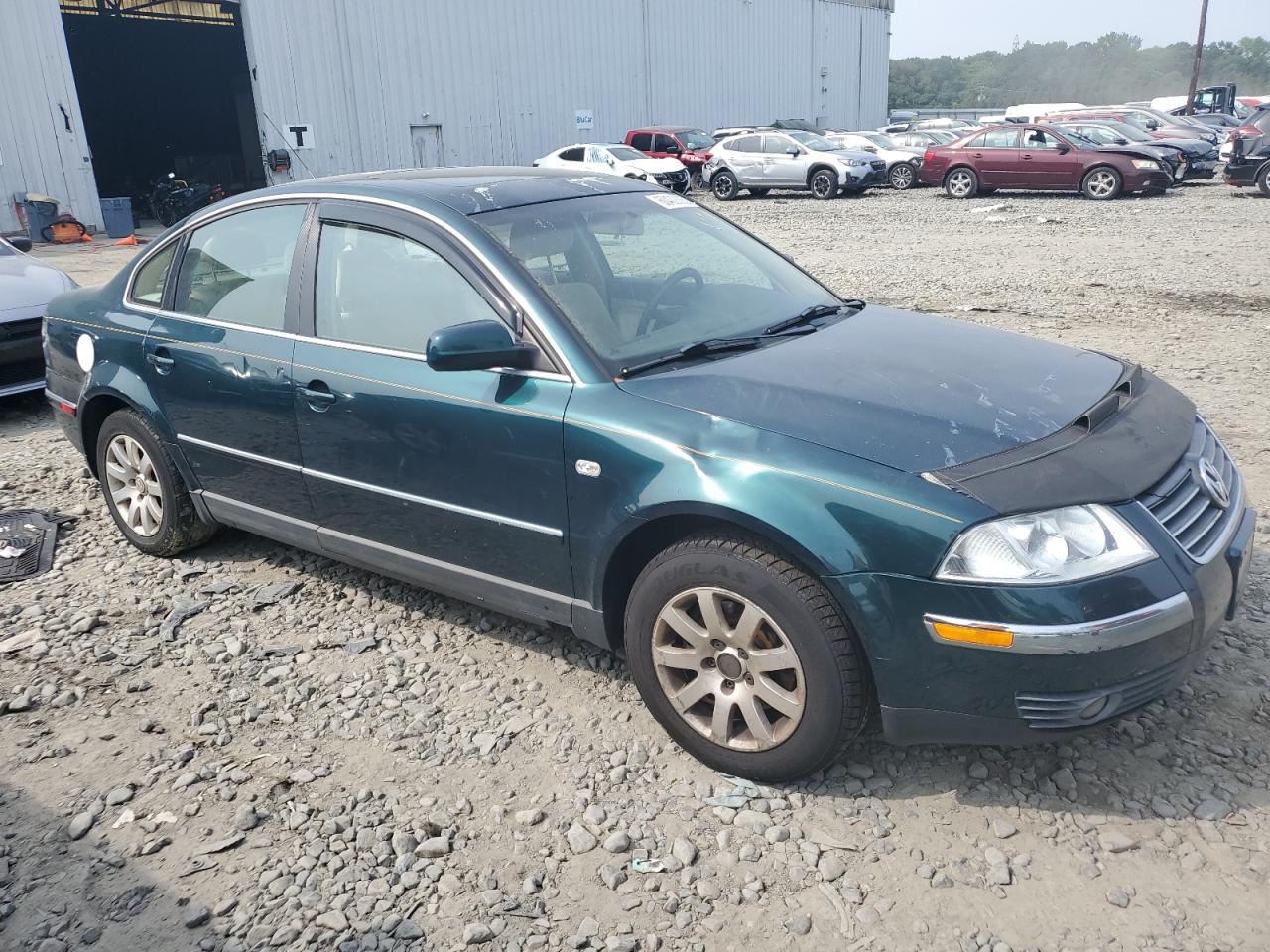 2002 Volkswagen Passat Gls Green vin: WVWPD63B42P138363