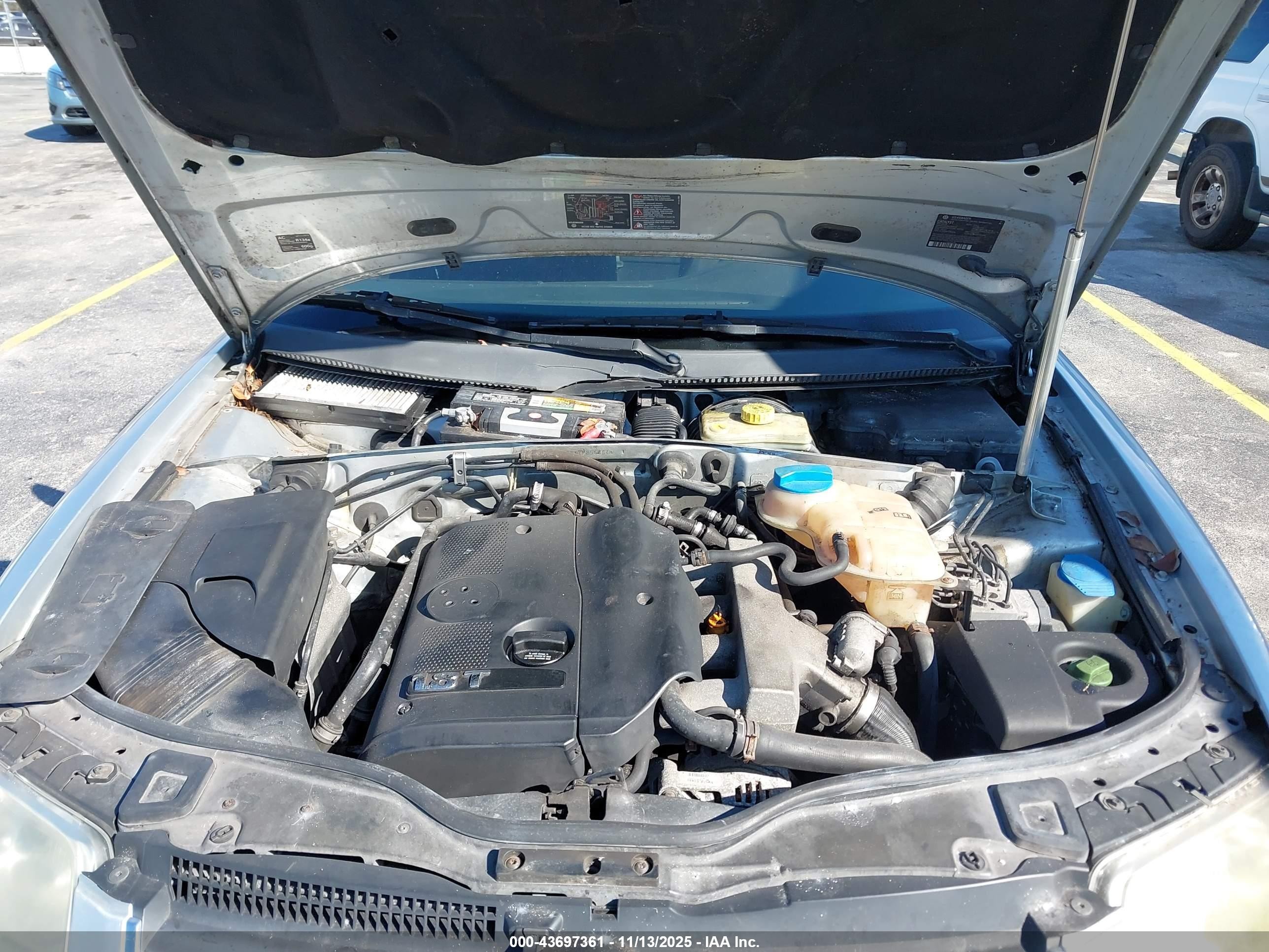 2002 Volkswagen Passat Gls Silver vin: WVWPD63B42P356464