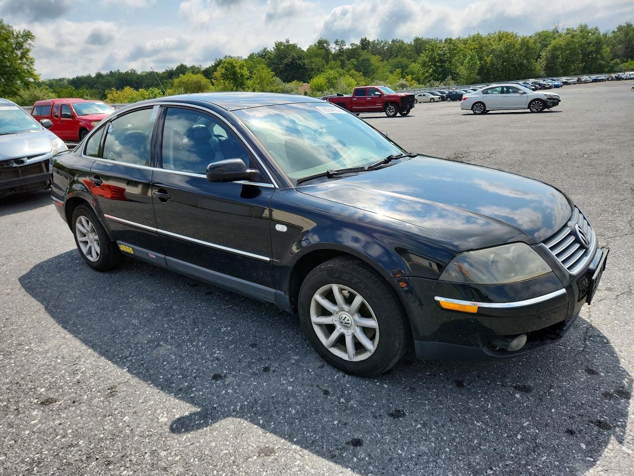 2004 Volkswagen Passat Gls Black vin: WVWPD63B44E089518