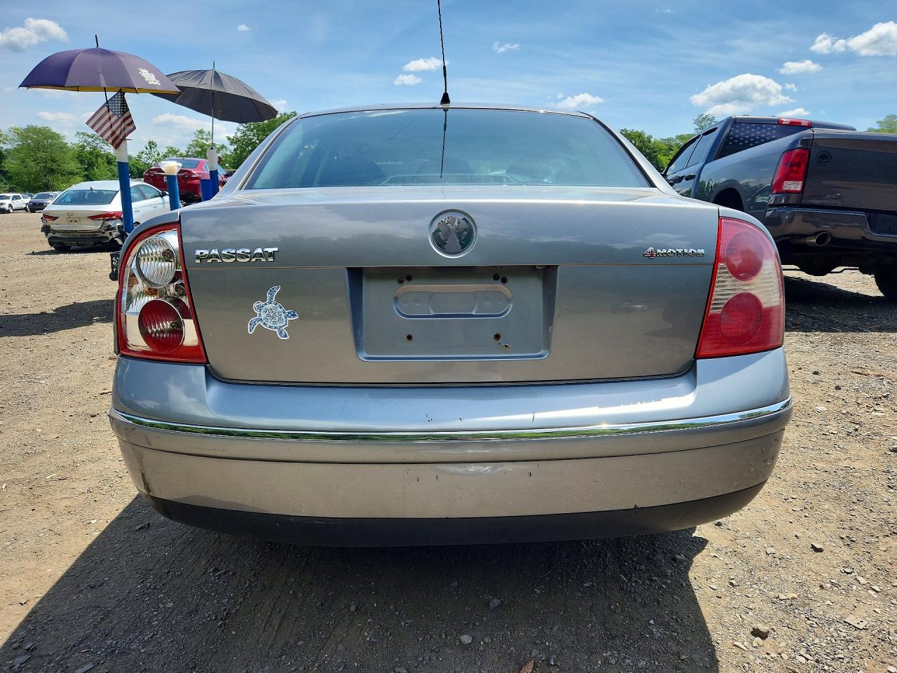 2004 Volkswagen Passat Gls Gray vin: WVWPD63B44E296586