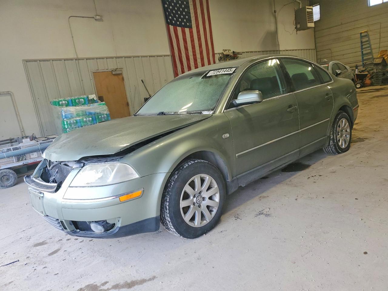 2001 Volkswagen Passat Gls Green vin: WVWPD63B51P069505