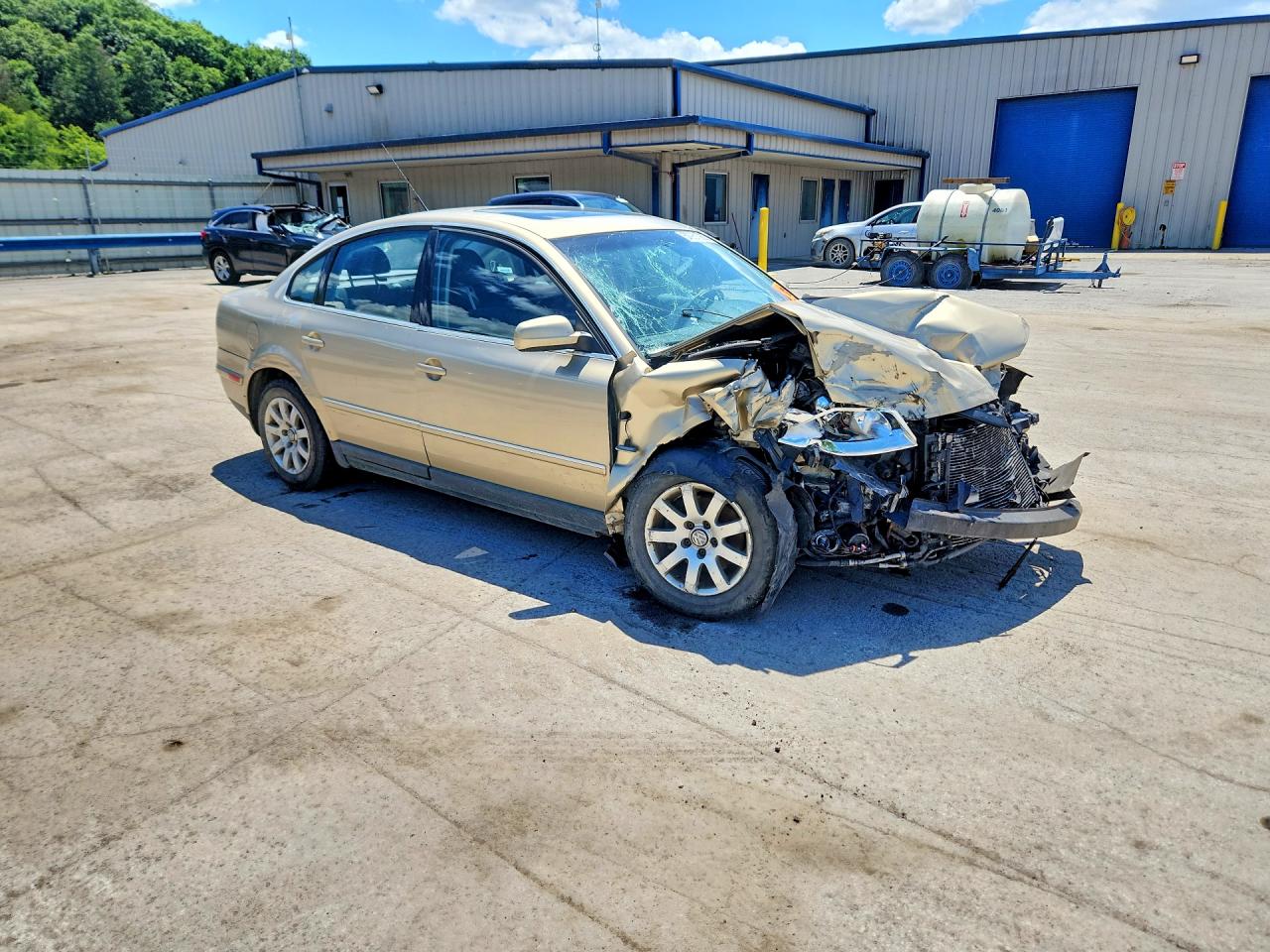 2001 Volkswagen Passat Gls Beige vin: WVWPD63B51P130836