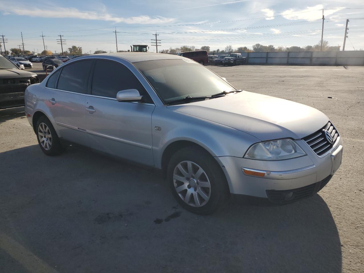 2002 Volkswagen Passat Gls Gray vin: WVWPD63B52P451020